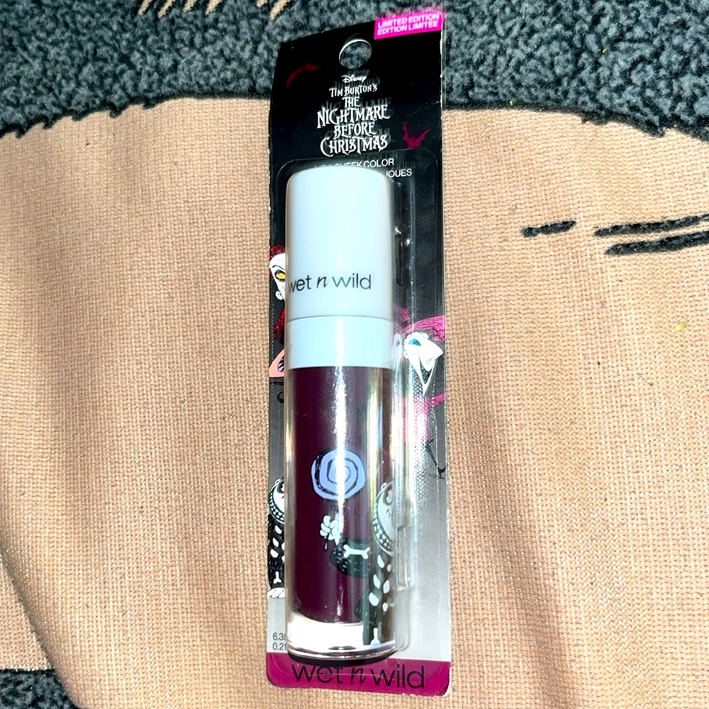 ✨🆕BNIP!Wet N Wild X Nightmare Before Xmas Lip & Cheek Color “Barrel Of Scares”